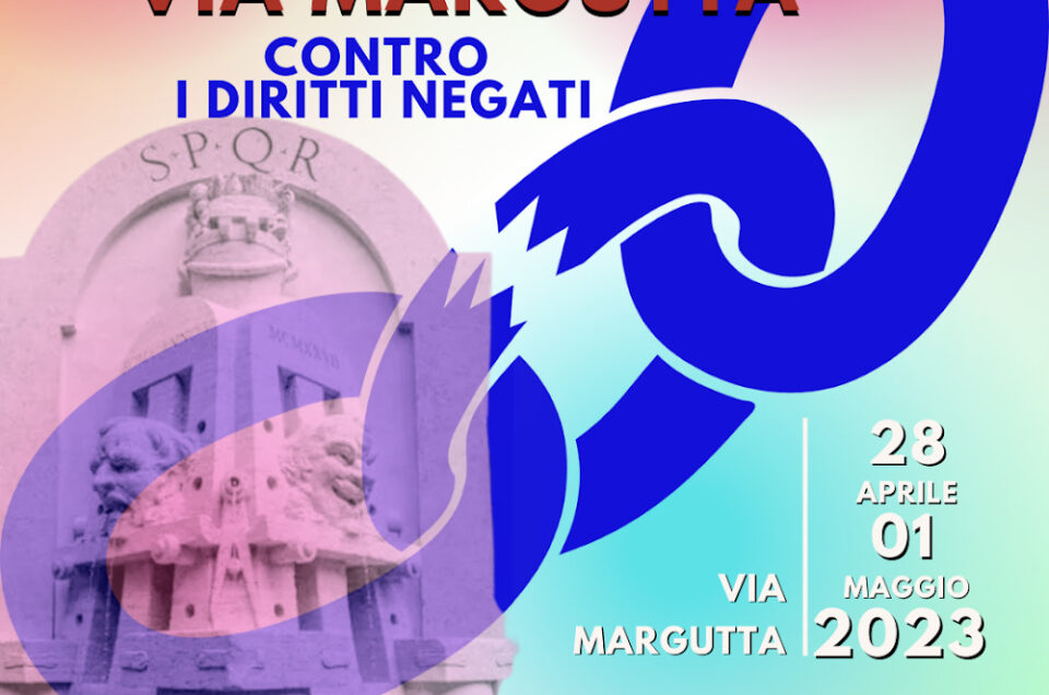 119ª Edizione MOSTRA CENTO PITTORI VIA MARGUTTA A ROMA CONTRO I DIRITTI NEGATI